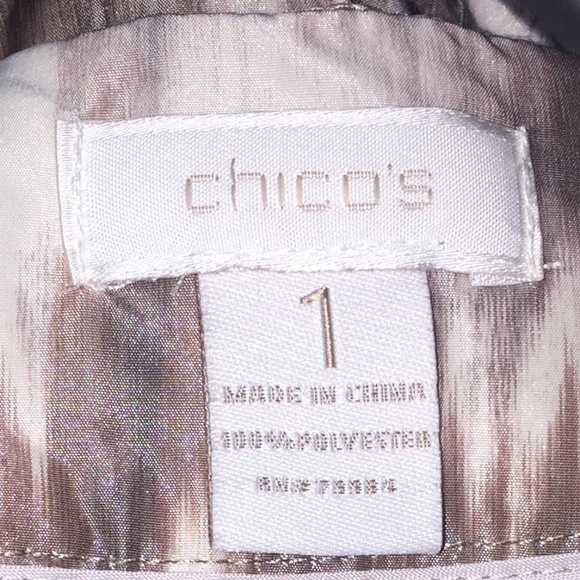 CHICOS Snap Up Lightweight Travelers Jacket Size 1 - Picture 6 of 7